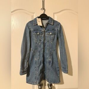 Zara denim dress NWT